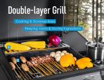 Natural Gas Customized Logo Acceptable Stainless Steel BBQ Grill with Side
