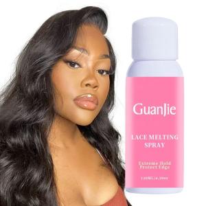 China Custom Private Label Lace Wig Glue Spray Extra Strong Hold For Best Lace Melting factory