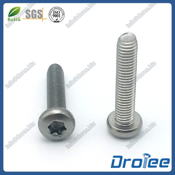 DIN 7500 Taptite Trilobular Thread Forming Screws, Pan Head, Torx Drive