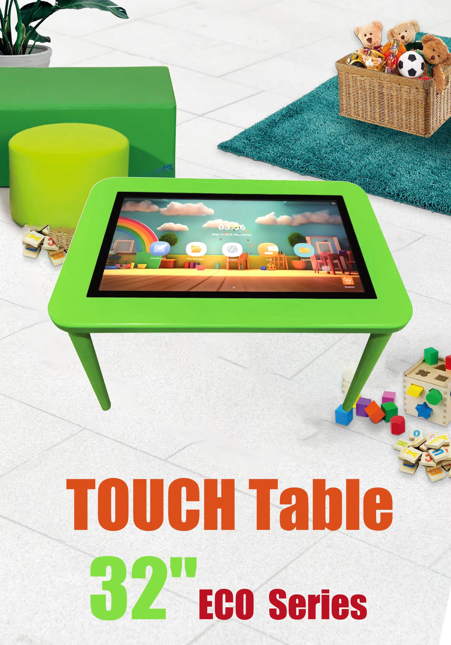32 Inch Android Interactive Touch Table with Multi-Touch LCD Display