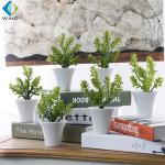 Money Grass Plastic Green Plants 20cm Height Customized Design