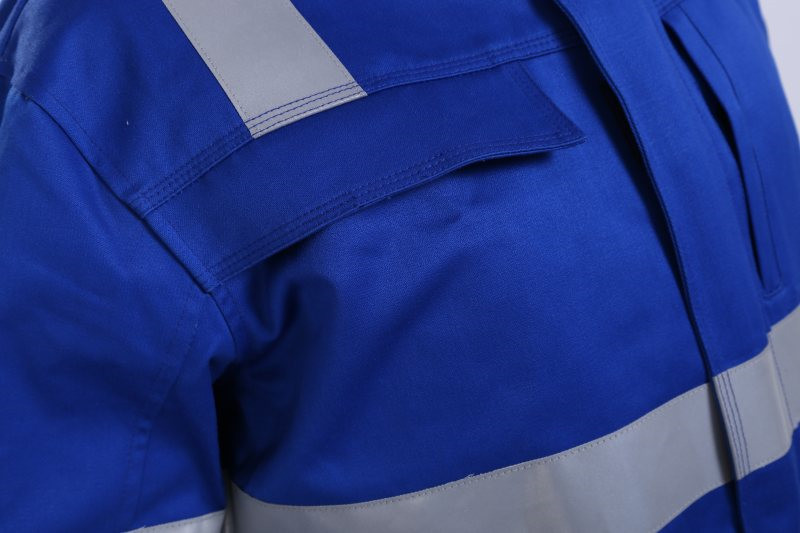 Anti- Liquid Chemical Protective Clothing , FR Chemical Resistant Coveralls