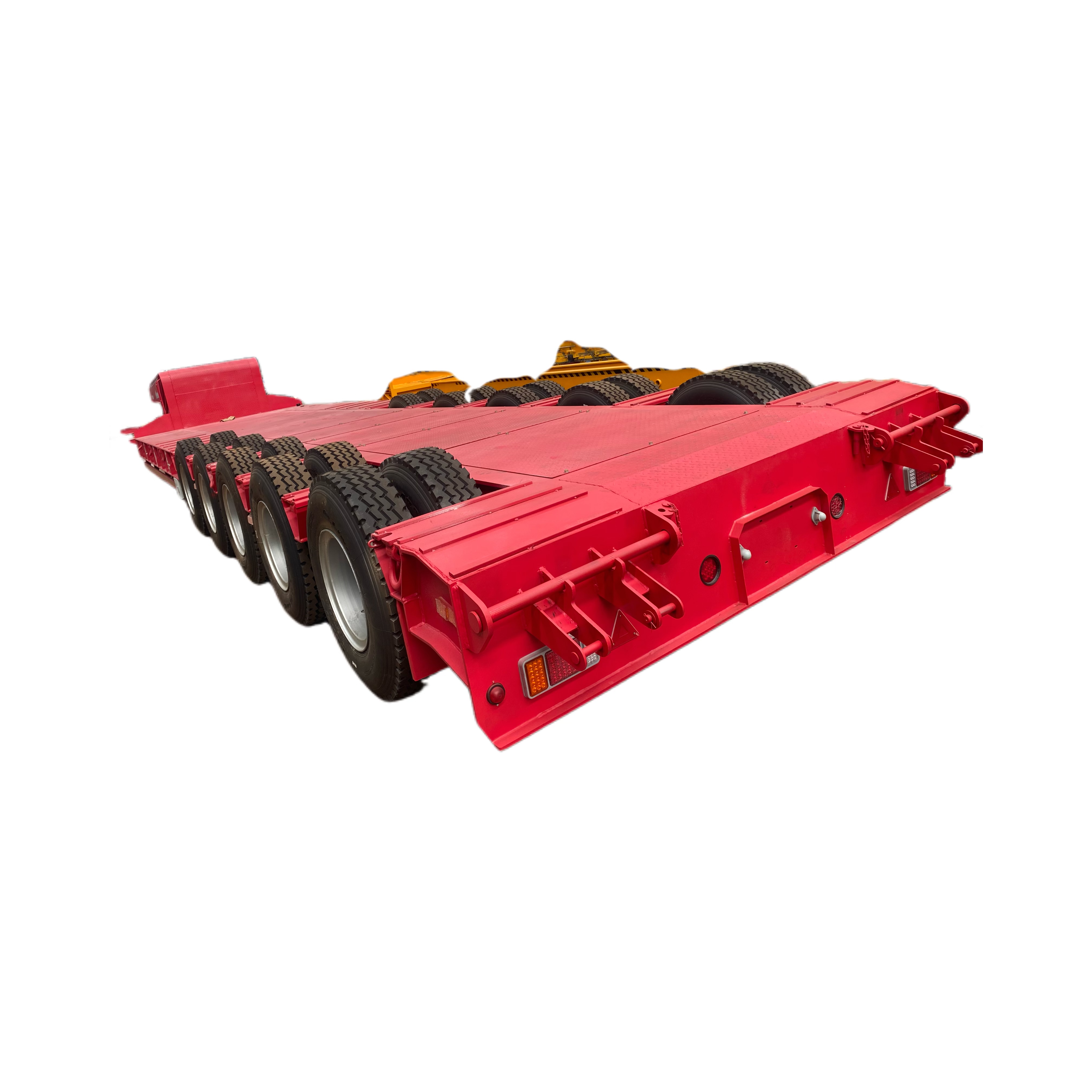 High Capacity 6 Axles 60-100 Tons Low Bed Semi-Trailer for Versatile Cargo Transport