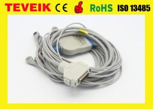 China Cardimax Fx-7102 ECG EKG Cable With Snap / Fukuda Denshi Patient Monitor factory