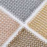 Hotel Stainless Steel Ring Mesh Curtain Decorative Chain Mail Mesh
