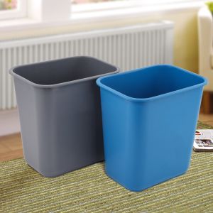 Stackable Freight Saving Utility Wide Slit Rectangular Trash Can