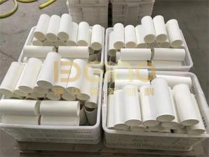 China Anti Wear Alumina Ceramic Elbow Pipe Ceramic Lined Pipe For Construction factory