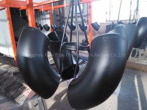 China ANSI ASME B16.9 Butt Weld Steel Pipe Fittings SR 45 90 Degree LR Elbow factory