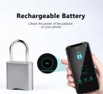 Fashion Bluetooth Password Silver Warehouse Padlock Zinc Alloy