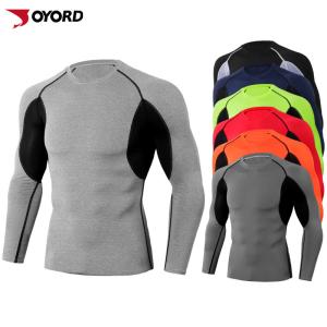 China Quick Dry Breathable Compression Running Rash Set Men Gym Wear factory