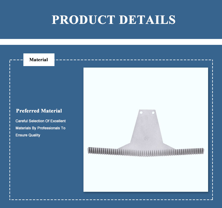 Perforated Industrial Knife Blades HSS 58 - 62HRC Hardness For Packing Machine