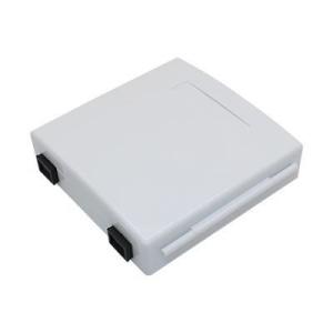China White 2 Port Fiber Termination Box ABS Material For FTTH Systems factory