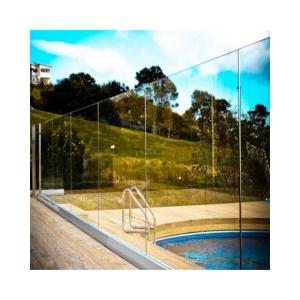 China Apartments Frameless Glass Balustrade 6mm Terrace Balcony Railing factory