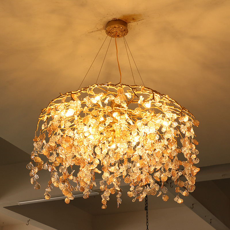 40W Metal Gold Ceiling Luxury Lights For Home Decoration