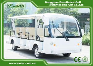 China White 14 Person Electric Sightseeing Bus factory
