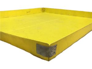 China Correx Plastic Pp Corrugated Layer Pad Waterproof Flat Surface Reusable factory