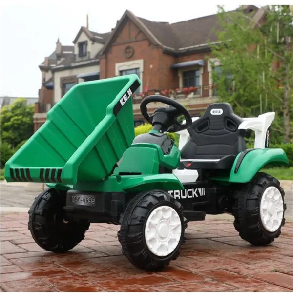 Unisex 2023 With music 6v Ride On electric Tractor big Toys Car for kids Gender