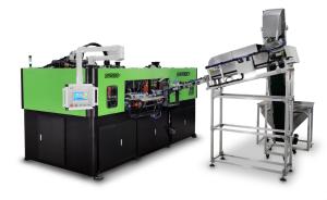 China 6 Cavity PET Bottle Making Machine 3600BPH Hot Fill Blow Molding Machine factory