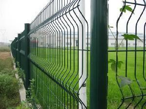 China Metal Curved Panel 3D Garden 3.0mm Roll Top Fencing factory