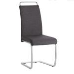 Custom 60kgs 99cm Chrome Metal Frame Dining Chair