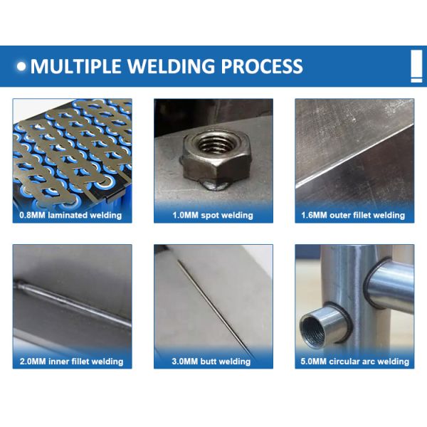 4-in-1 Functional Handheld Laser Welding Machine with 2 Years Warranty and 1080±5nm Wavelength