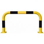 Black Bull Steel XL Collision Protection Guard - 600 x 1500mm - Yellow and Black