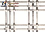 1.2x3mm Crimped Architectural Woven Wire Mesh Railing Infill Aluminium Alloy