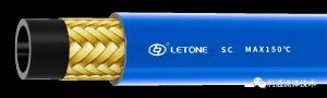 China Special Wire Braid Hydraulic Hose For Air Compressors Conveying Air , Water And Oil factory