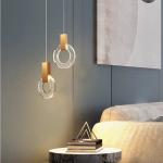 Modern Crystal Ring Chandelier Creative Villa Hotel Restaurant Gold Pendant
