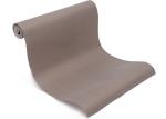 Removable Non - woven Modern Flock Wallpaper Embossed Coffee Color