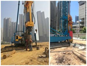 China PHC Pile Drop Hammer Piling Equipment High Effciency No Air Pollution factory