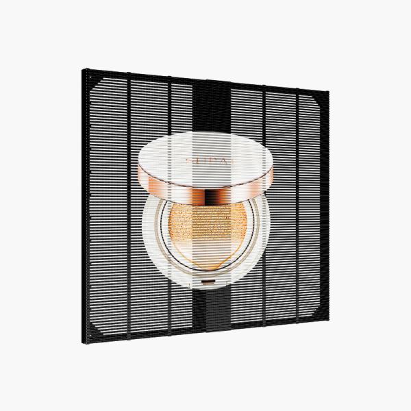 High Brightness See Through Full Color RGB P3.9 500*1000mm Mesh Grille Large Indoor Transparent Glass LED Display Panel Screen