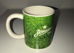 3D Relief Logo Decal Football Ceramic Novelty Mug LFGB