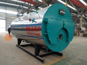 China Horizontal Style Gas Fired Water Boiler / 3 Pass Fire Tube Boiler PLC Control System factory