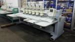 One Phase Used Barudan 6 Head Embroidery Machine 9 Needles BEVY-Y906