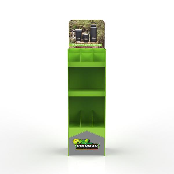 Easy Assembly Cardboard Display Stand Mug Display Stand For Supermarket