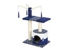 Comfortable Fabric Cat Climbing Frame Coral Fleece Material Good Breathability