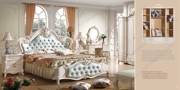 Latest double bed design murphy bed mechanism hot sale bed wood 6037