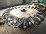 Stainless steel 0Cr13Ni4Mo Forged CNC Pelton Turbine Runner / Pelton Wheel with
