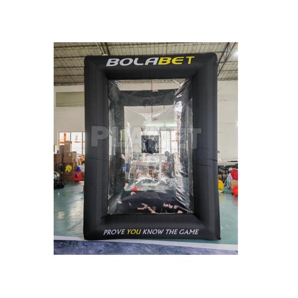 China Customized Inflatable Money Machine Inflatable Money Booth Inflatable Cash Cube factory