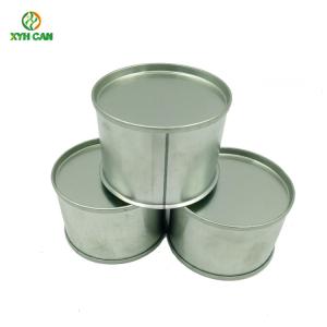 China CMYK 4C 0.19mm Tinplate Round Tin Cans for Food Container Offset Printing on sale