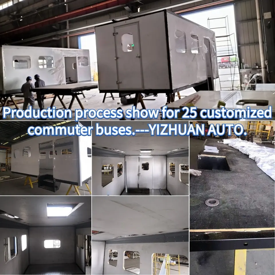 4x4 Engine Capacity 6 8L Off Road Rvs Motorhome Passenger Bus with Awning Accessories