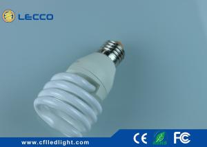 China CFL Bulbs Half - Full Spiral 23W Compact Fluorescent Lamps E27 Base 8000H factory