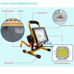 Portable rechargeable solar flood lights led