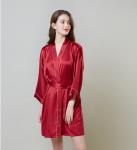 150-200Gsm ODM V Neck Evening Sexy Mulberry Silk Nightgown Dress For Womens