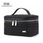 OEM Factory Large Capacity Double Zipper Makeup Bag Case with Handle