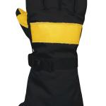 Outdoors Five fingers Leather Ski Gloves Deerskin Ski Gloves Hysafety brand