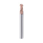 10mm Dia R5*10*20*10*75 2Flutes TiAISiN Carbide Ball Nose End Mill For Carbon