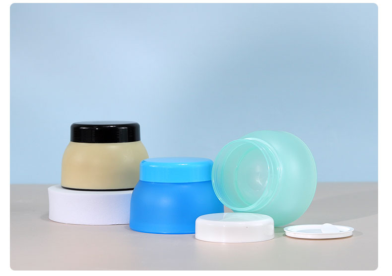 PP Material 2024 Colored Face Cream Jar Container 5G/10G/20G/30G/50G Cosmetic Jar Cream Bottle for Customized Skincare