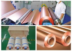 China CCL Copper Sheet Metal Roll For CCL Copper Clad Laminate Red Color factory